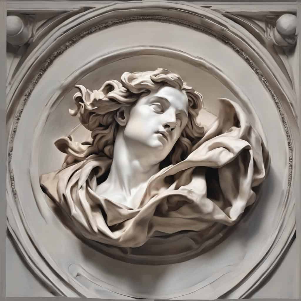 Ορχήστρα από μάρμαρο, γλυπτό τέχνης μεγάλης τεχνικής δεξιοτεχνίας, αναδεικνύει την ποίηση και τη δημιουργικότητα των μεγάλων δημιουργών.